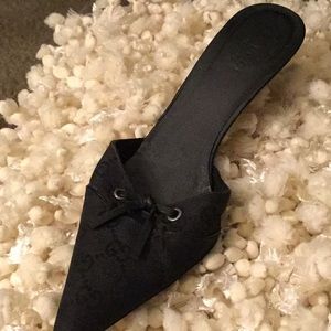 Authentic Black Gucci Signature Shoes